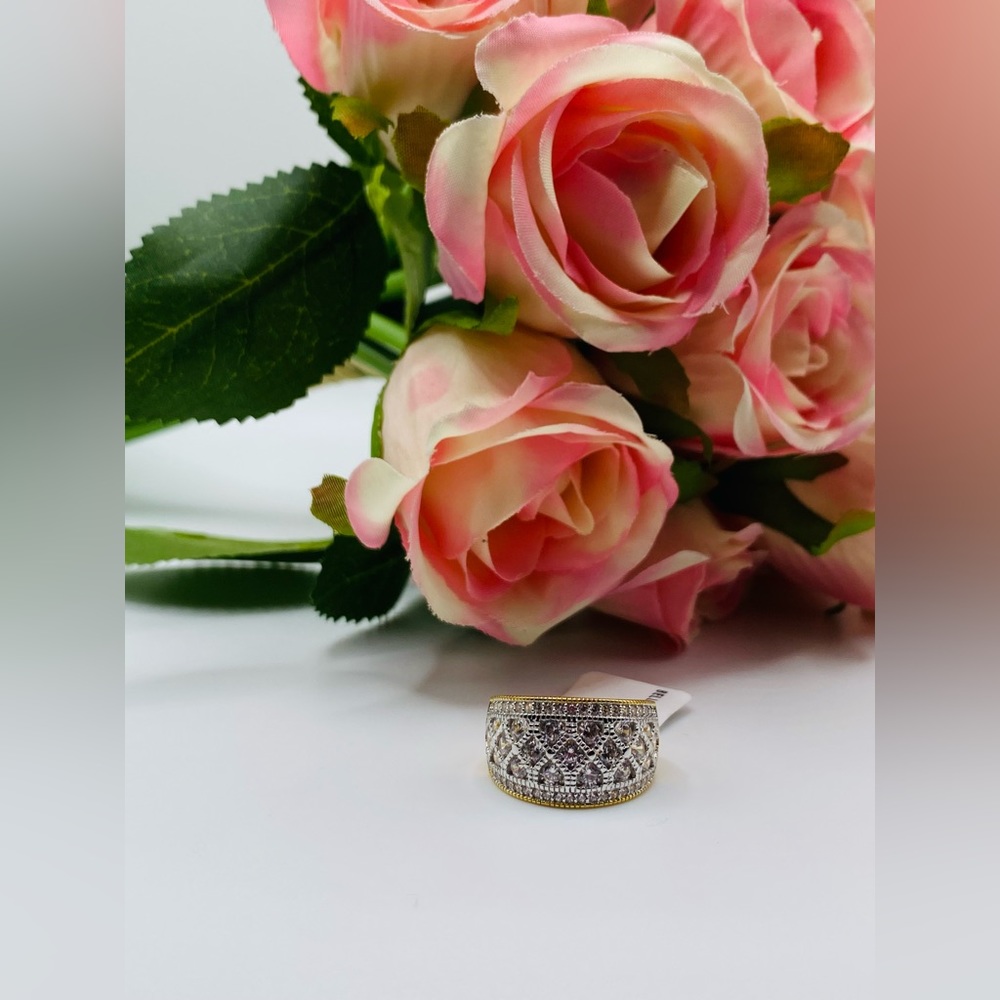 NWT Bella Luce Eternal 14K Gold Over Sterling Silver Ring
